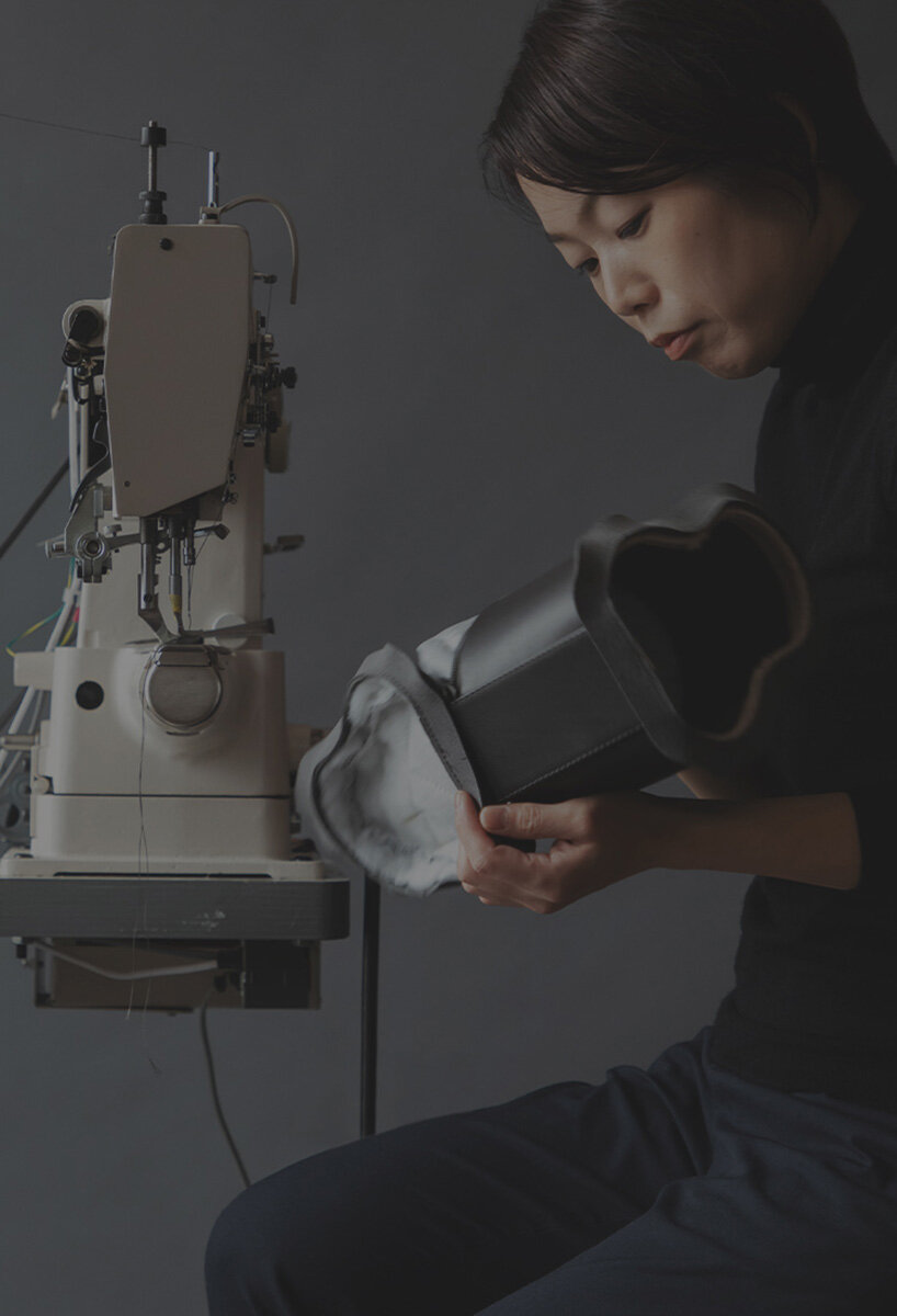 tsuchiya kaban crafts a waterproof leather bag to carry a snowman around