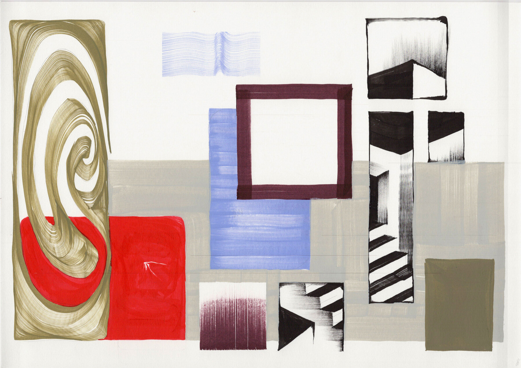 vincent de boer's 'the stroke' is an animation film with music improvised on the first viewing