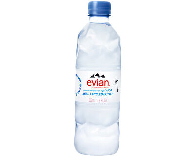 paul smith evian water bottle