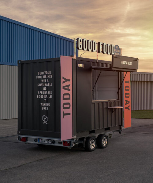 walkingboxes are sustainable food trucks made from shipping containers