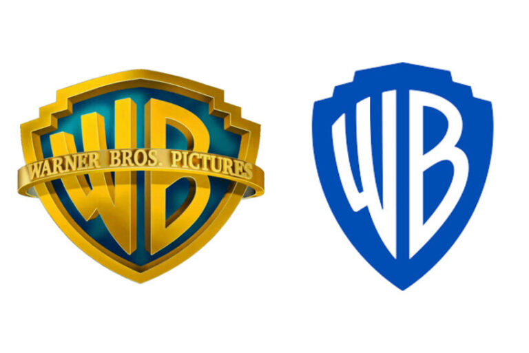 pentagram updates iconic warner bros. logo with a cleaner and sleeker ...