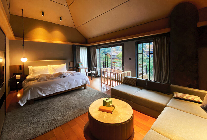WH studio constructs cluster of treehouse cabins at senbo resort hangzhou in china