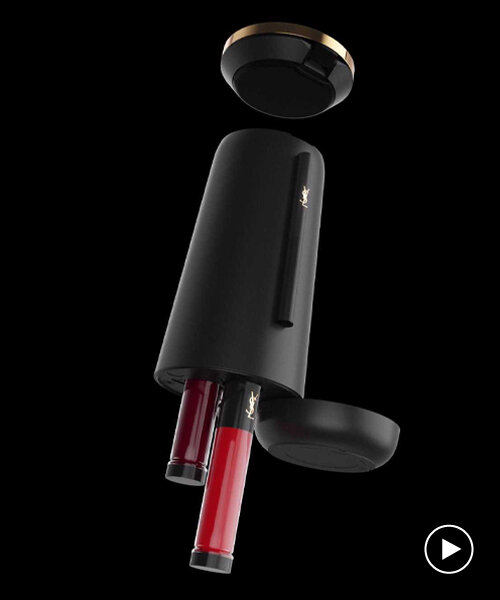 create your own personal lip color with YSL's new AI-powered lipstick device