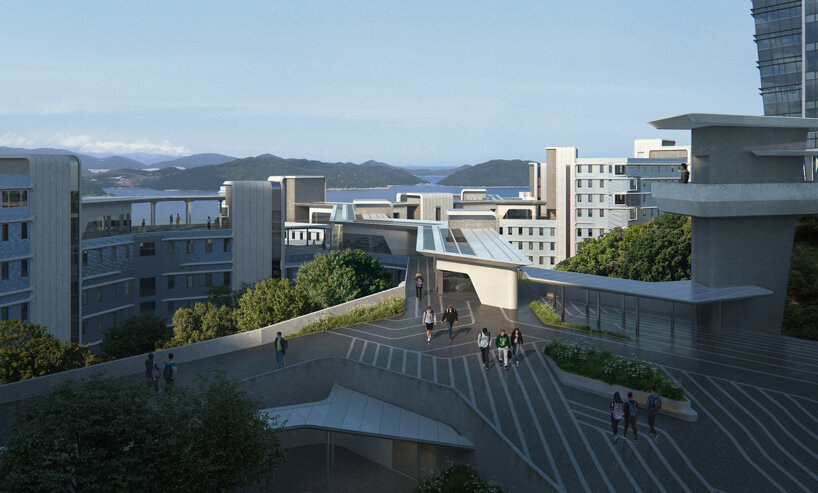 zaha hadid plans student housing complex at hong kong university of science + technology