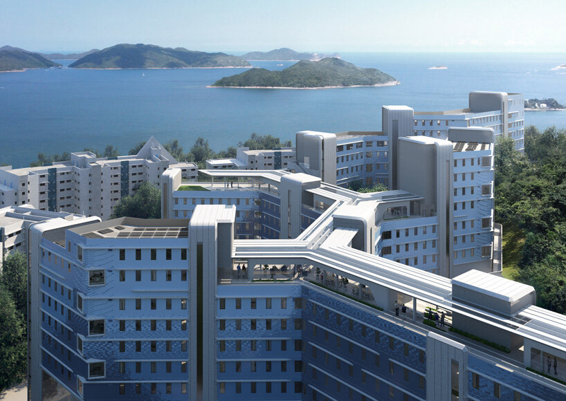 zaha hadid plans student housing complex at hong kong university of science + technology