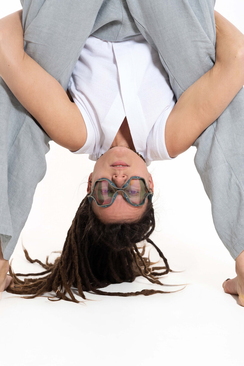 XYZ integrated architecture designs flexible zip glasses designboom