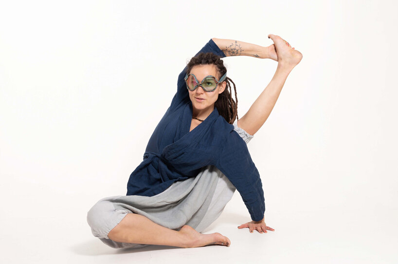 XYZ integrated architecture designs flexible zip glasses designboom