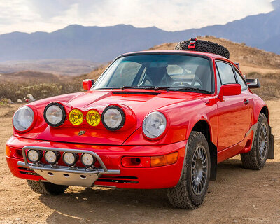this safari-style 1985 porsche 911 carrera just sold for USD$121,000