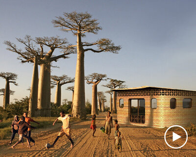 thinking huts plans to construct the world's first 3D printed school in madagascar