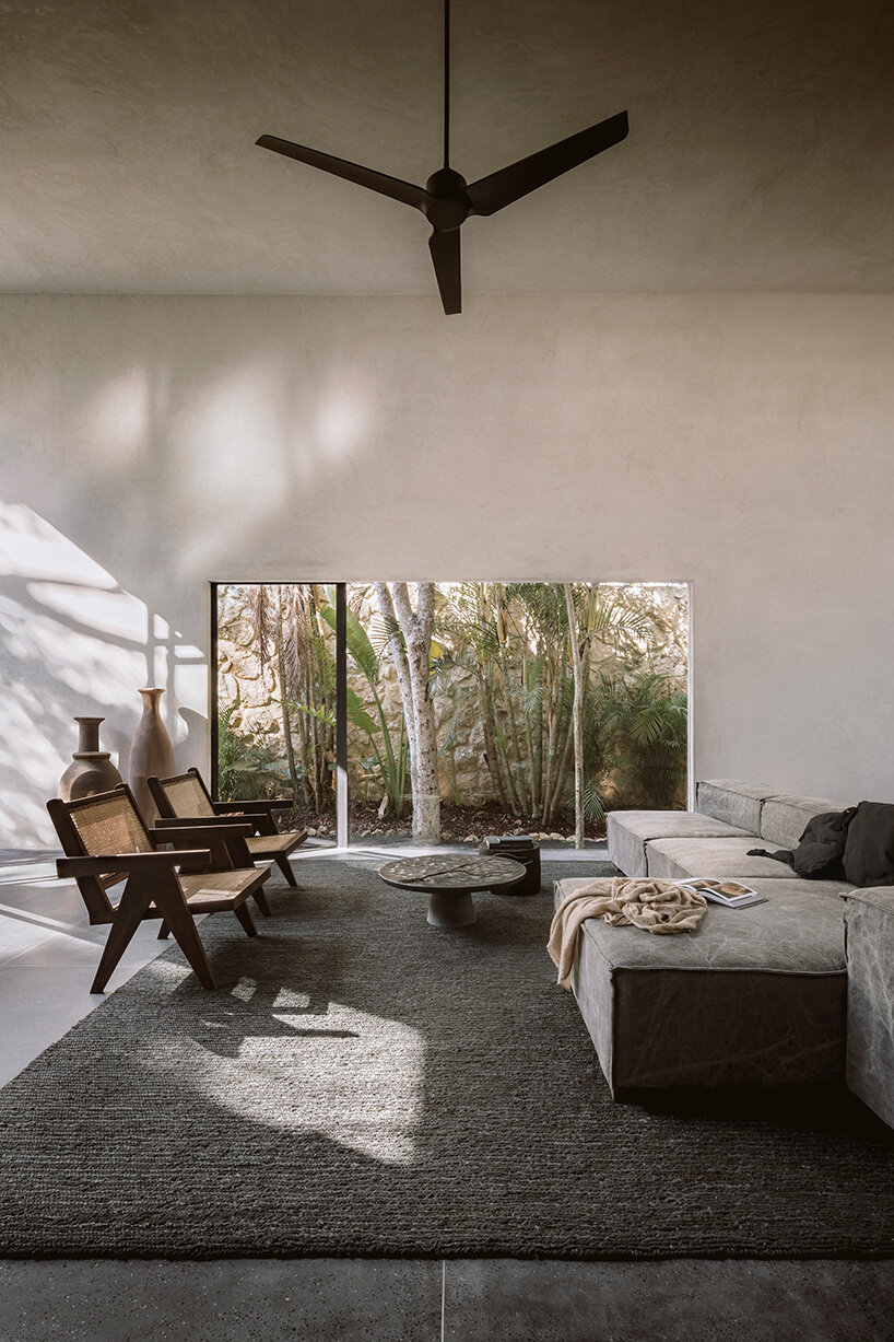casa aviv by COLAB discretely occupies its jungle plot in tulum, mexico