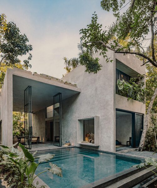 casa aviv by CO-LAB discretely occupies its jungle plot in tulum, mexico