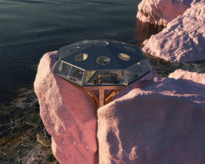 zyva studio & charlotte taylor envision 'neo-chemosphere' to echo 1960s science fiction