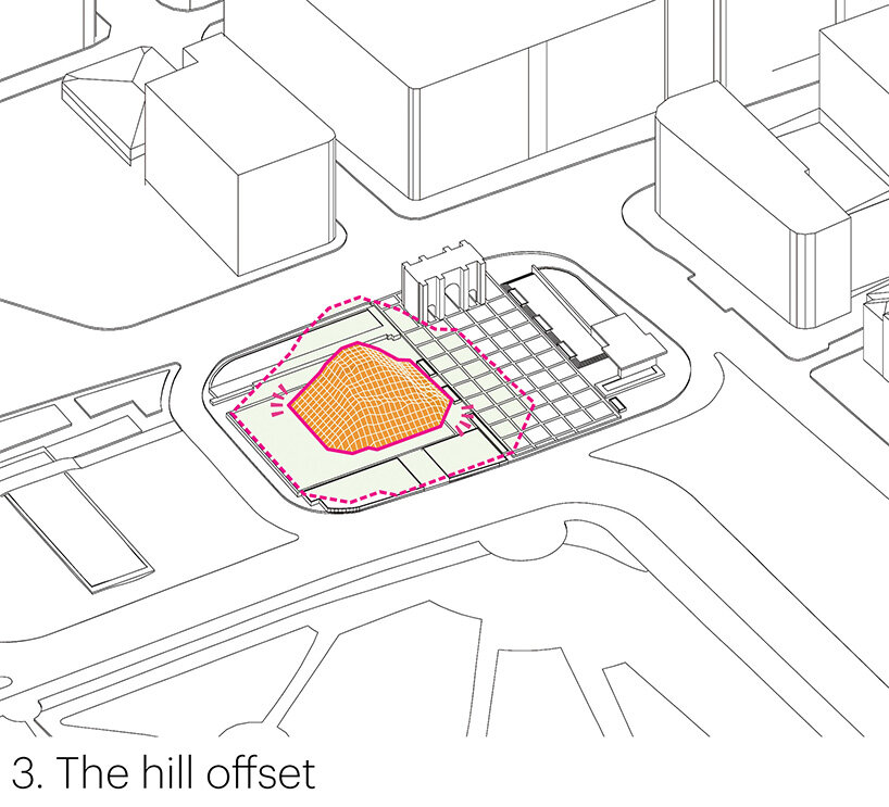 MVRDV plans 'marble arch hill' for the corner of london's hyde park