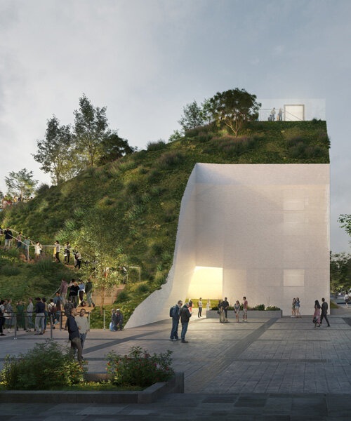 MVRDV plans 'marble arch hill' for the corner of london's hyde park