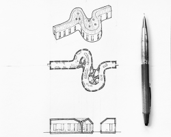 andrew bruno publishes 'one house per day,' a year-long series of sketches