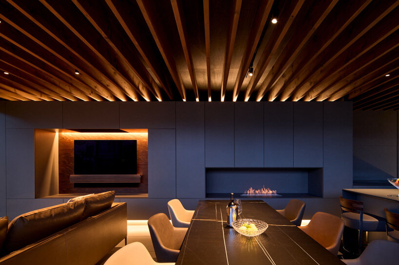 apollo architects & associates develops 'noble house' in japan around verdant garden