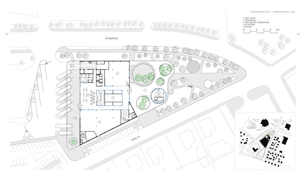 balčytis studija tops vilkaviškis bus station in lithuania with undulating concrete roof