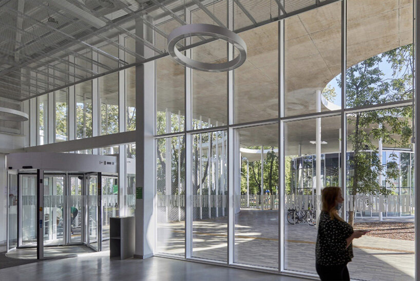 balčytis studija tops vilkaviškis bus station in lithuania with undulating concrete roof