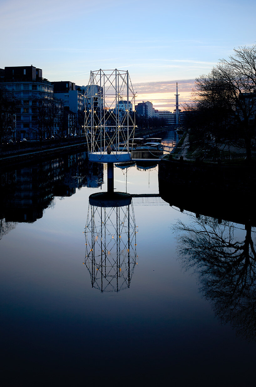 ronan & erwan bouroullec install le belvedere, a dreamscape pavlion in rennes, france