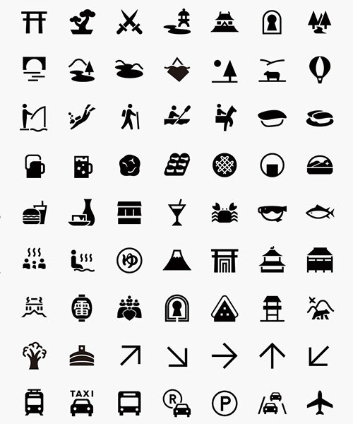 kenya hara's experience japan pictograms: 280 icons to support tourism