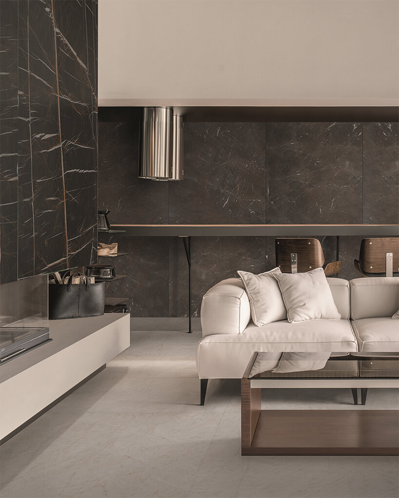 exclusive: renowned breccia imperiale quartzite only available with favorita