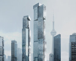 frank gehry refines design for toronto's king street west project