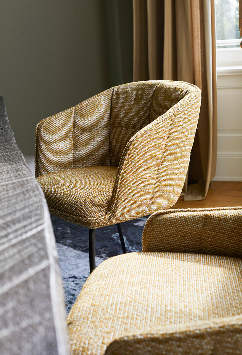 charm of grace kelly and grace jones inspired freifrau's namesake armchair