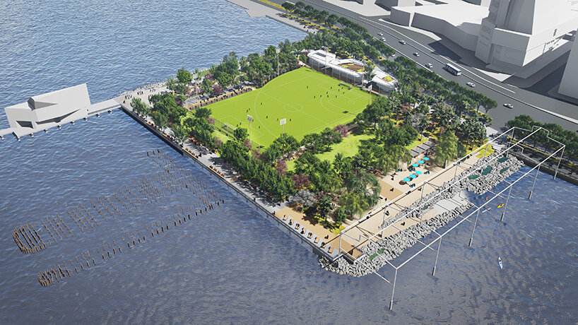 work set to begin on 'gansevoort peninsula', a park that will include manhattan's first beach