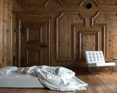 gianluigi moreschi carefully renovates a 17th century apartment in sondrio, italy