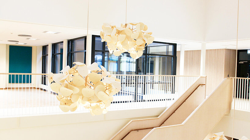 green furniture concept's modular seating shapes harmonious public spaces