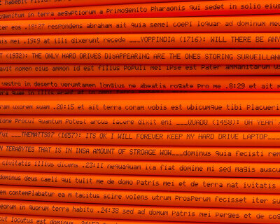 jeroen van loon prints the entire gutenberg bible onto 12km of fiber optic cable