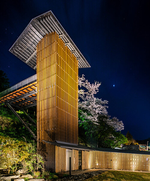 kengo kuma and associates builds taketa history and culture museum in japan
