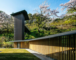 kengo kuma and associates builds taketa history and culture museum in japan