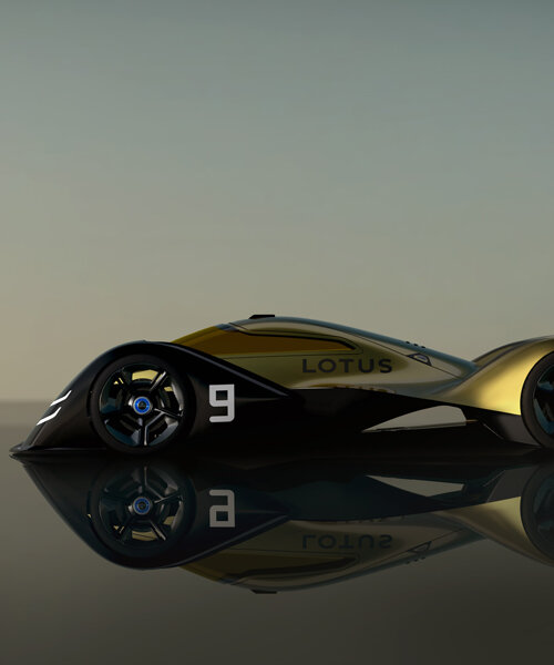 lotus envisions its electric E-R9 to shapeshift like a fighter jet