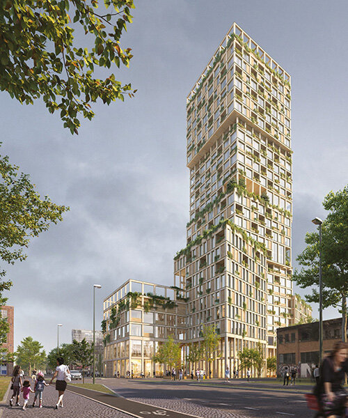 mad arkitekter to build WoHo, a residential wooden skyscraper in berlin