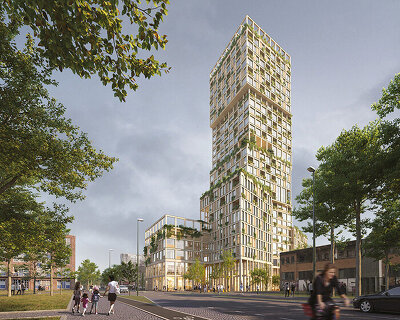 mad arkitekter to build WoHo, a residential wooden skyscraper in berlin
