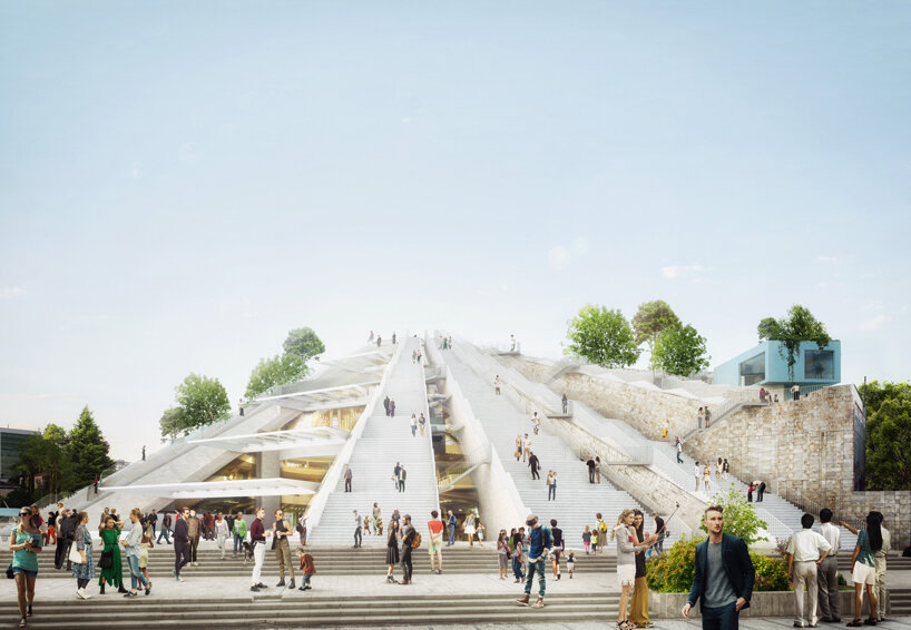 MVRDV breaks ground on pyramid of tirana adaptive reuse project designboom
