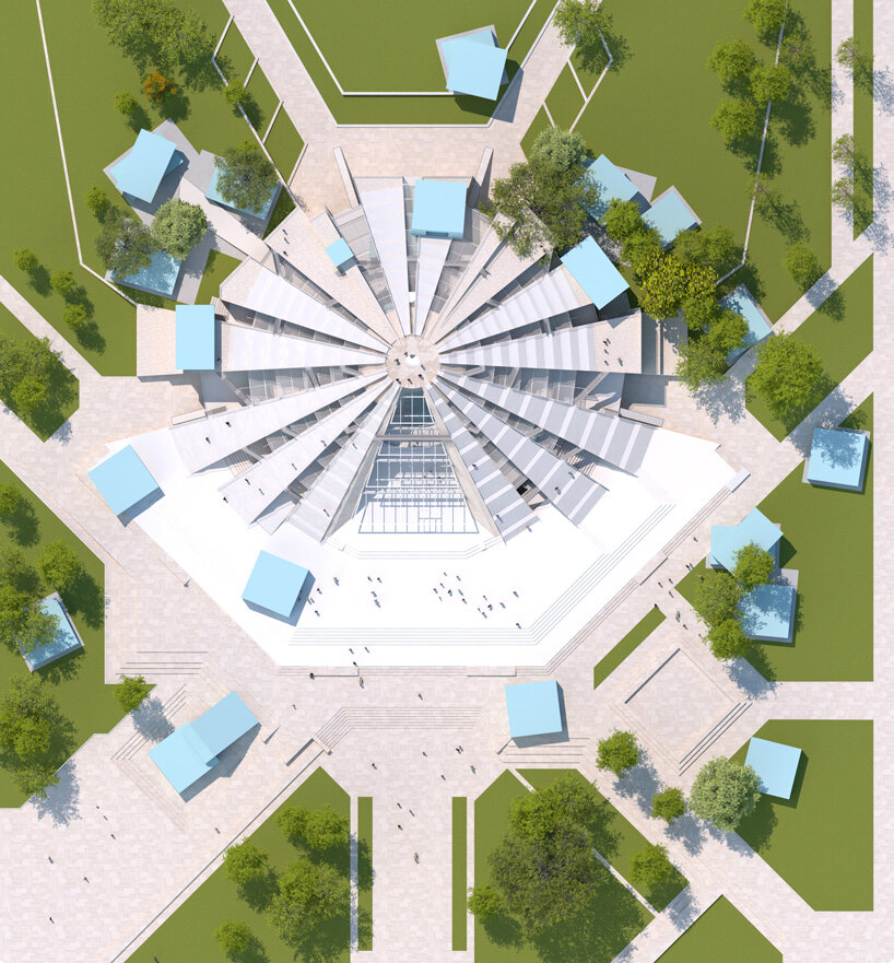 MVRDV breaks ground on pyramid of tirana adaptive reuse project designboom