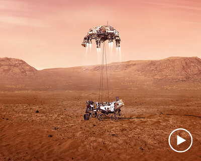 NASA's mars perseverance rover successfully lands on the red planet