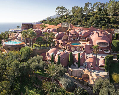 pierre cardin's 1970s 'bubble palace' in the south of france is for sale