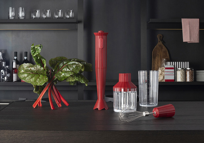 michele de lucchi extends 'plissé' collection for alessi with objects