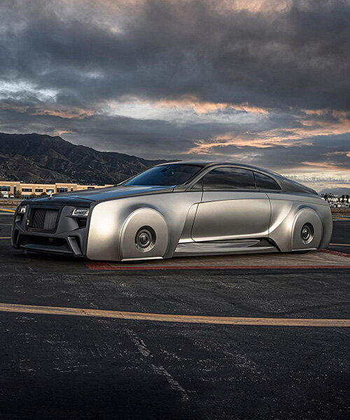 this is justin bieber's futuristic rolls-royce wraith by west coast customs