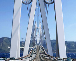 'scylla and charybdis' bridge proposal uses mythological references to connect sicily & italy
