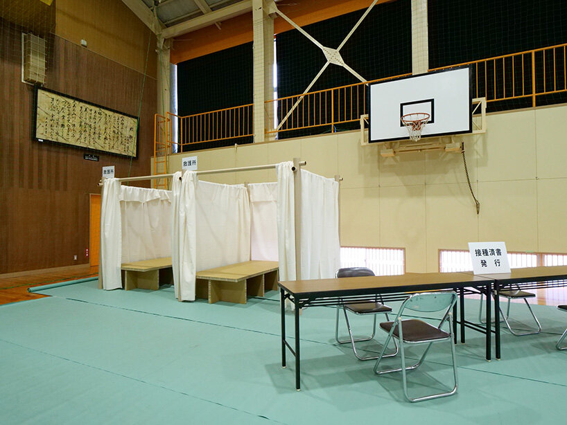 shigeru ban partition system vaccination
