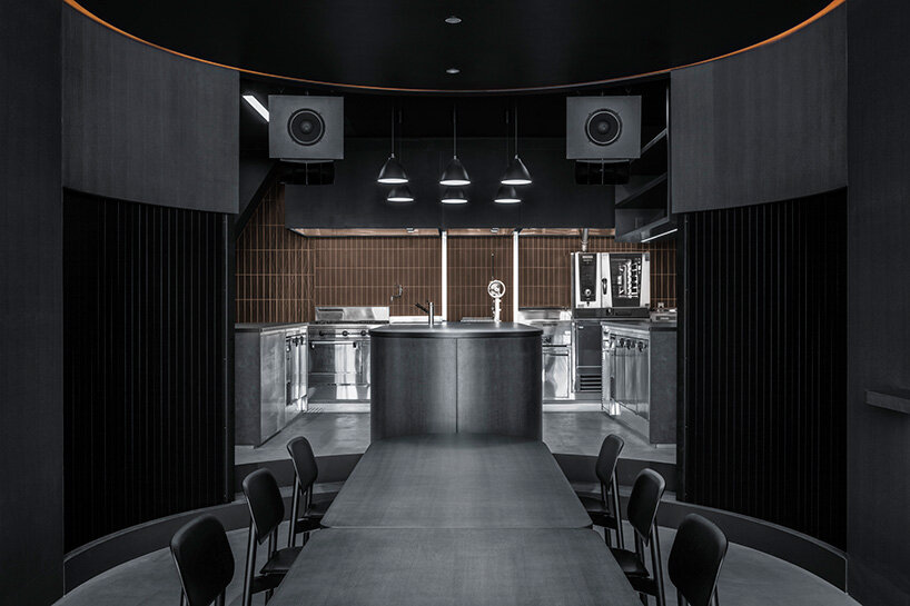 snøhetta unveils burnside, an art & culinary space in tokyo
