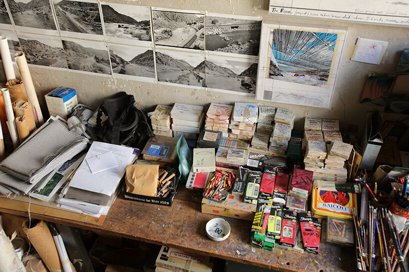 sotheby's unwraps rare look inside christo and jeanne-claude's NY studio ahead of auction from their personal collections