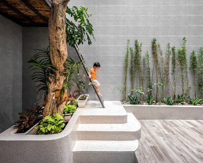 story architecture completes family residence in vietnam with interior + exterior terraces