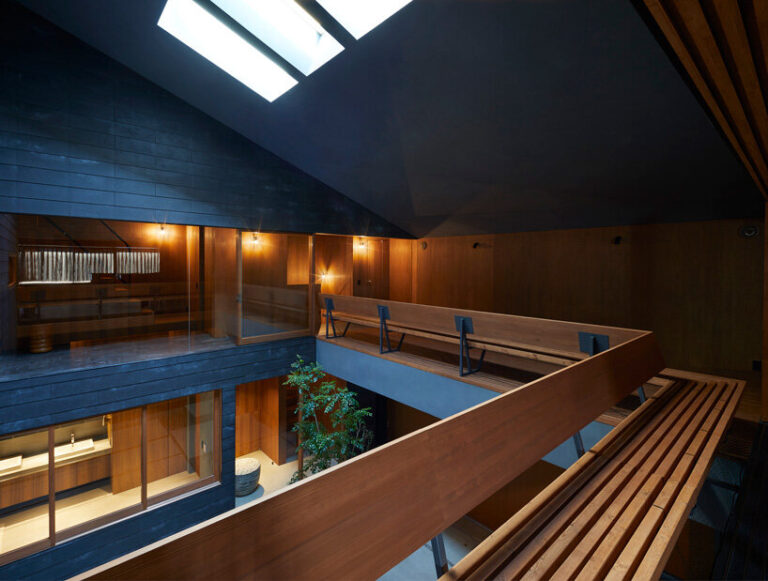 suppose design office develops 'house in joetsu' around private ...