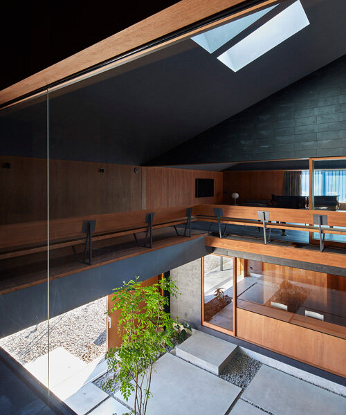 suppose design office develops 'house in joetsu' around private courtyard in japan