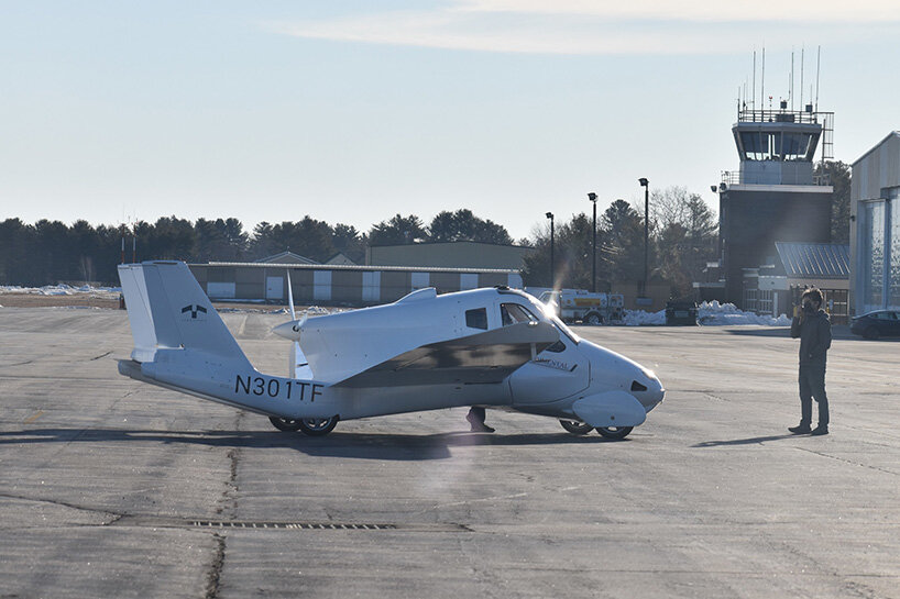 the transition by terrafugia is the world's first flying car to be cleared for takeoff